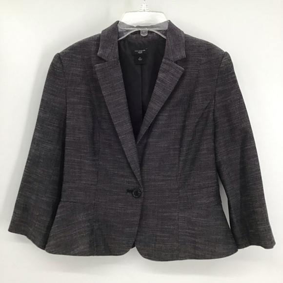 Ann Taylor Women’s Tailored One Button Blazer Jacket Career Business Size 8P - Picture 1 of 7